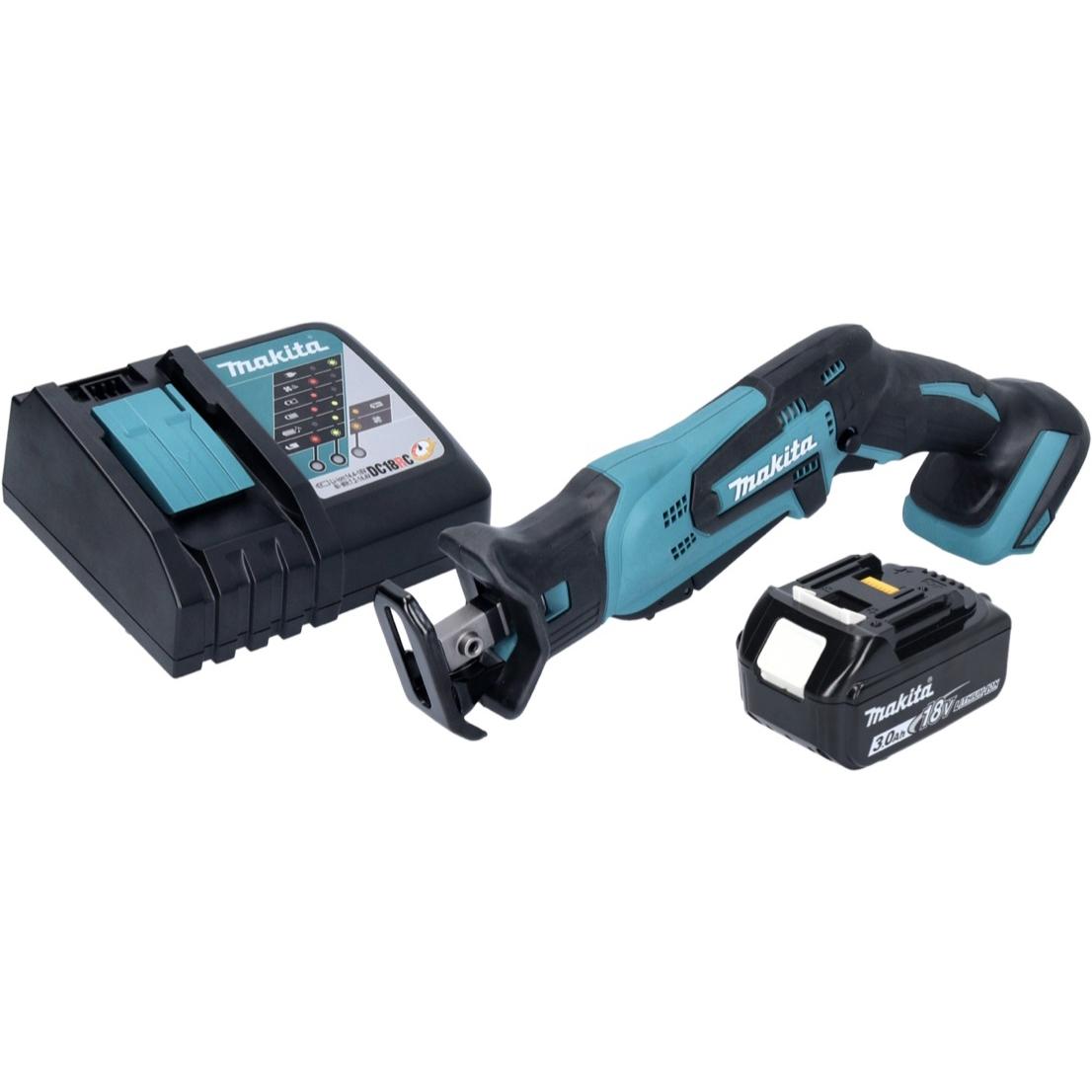 Thumbnail - Makita, Säbelsäge, DJR 185 RF1 Akku Recipro Säbelsäge 18 V + 1x Akku 3,0 Ah + Ladegerät