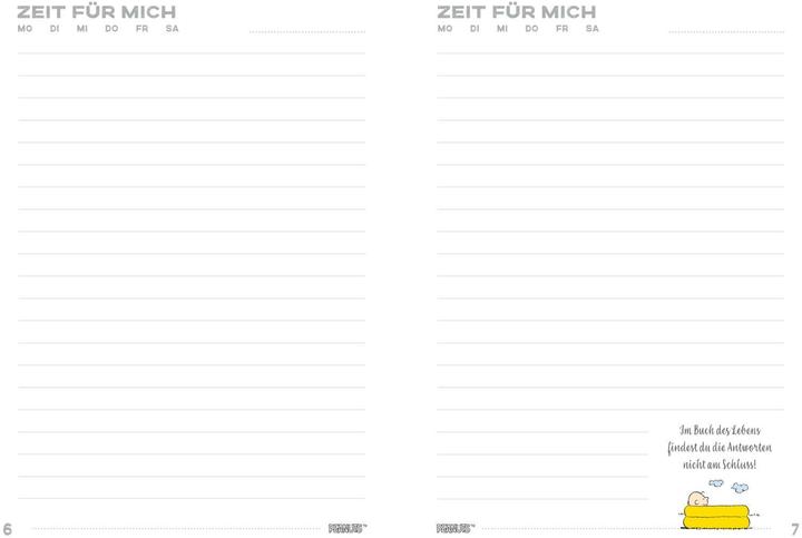 Actual product image Peanuts Geschenkbuch: Zeit für mich (A5, Lined)