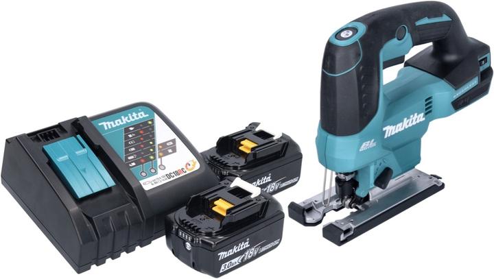 Actual product image Makita DJV 184 RF Battery Pendulum Jigsaw 18 V Brushless + 2x Battery 3.0 Ah + Charger