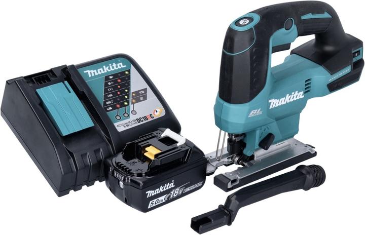 Actual product image Makita DJV 184 RT1 Battery Pendulum Jigsaw 18 V Brushless + 1x Battery 5.0 Ah + Charger