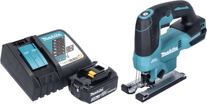Actual product image Makita DJV 184 RF1 Battery pendulum jigsaw 18 V Brushless + 1x battery 3.0 Ah + charger
