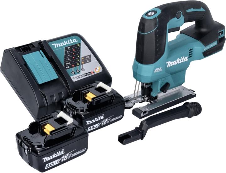 Actual product image Makita DJV 184 RG Battery Pendulum Jigsaw 18 V Brushless + 2x Battery 6.0 Ah + Charger