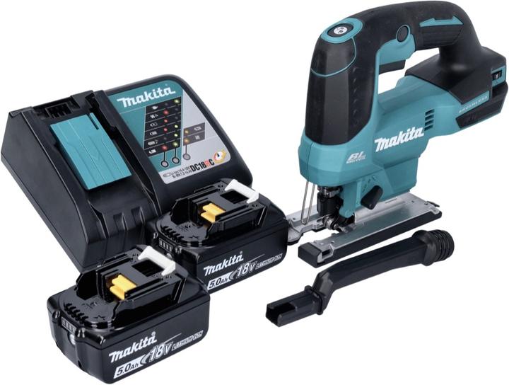 Actual product image Makita DJV 184 RT Battery Pendulum Jigsaw 18 V Brushless + 2x Battery 5.0 Ah + Charger