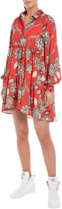 Image du produit Replay Robe all-over bedrukt poly satijn (XS)