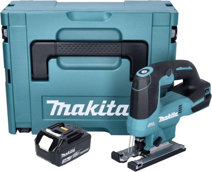 Actual product image Makita DJV 184 F1J Battery Pendulum Jigsaw 18 V Brushless + 1x Battery 3,0 Ah + Makpac - without charger