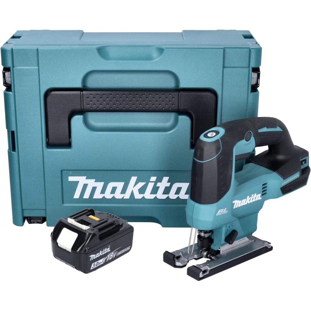 Thumbnail - Makita, Stichsäge, DJV 184 F1J Akku Pendelhub Stichsäge 18 V Brushless + 1x Akku 3,0 Ah + Makpac - ohne Ladegerä