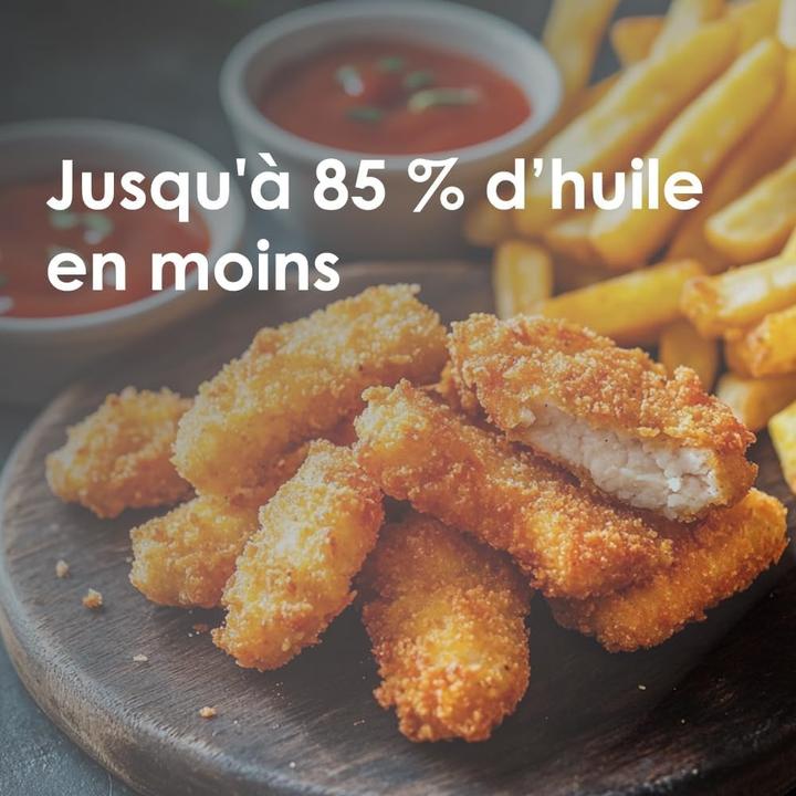 Produktbild M Mimotec Luftfriteuse ohne Öl, Touchscreen, 10 Programme, 2850 W, gesundes Kochen