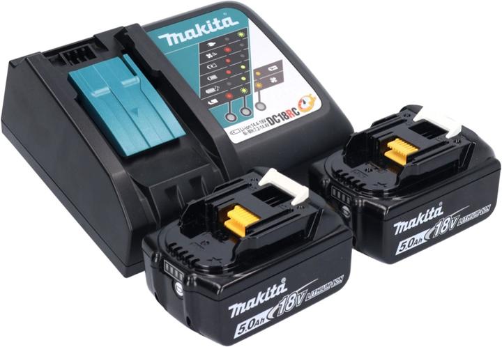 Actual product image Makita DJV 184 RTJ Battery Pendulum Jigsaw 18 V Brushless + 2x Battery 5,0 Ah + Charger + Makpac
