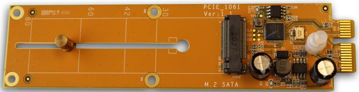 Actual product image iStorage M.2 SATA Daughter Board adapter