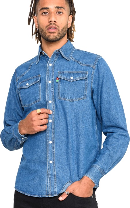 Immagine prodotto DUKE Camicia western in denim (XXL)