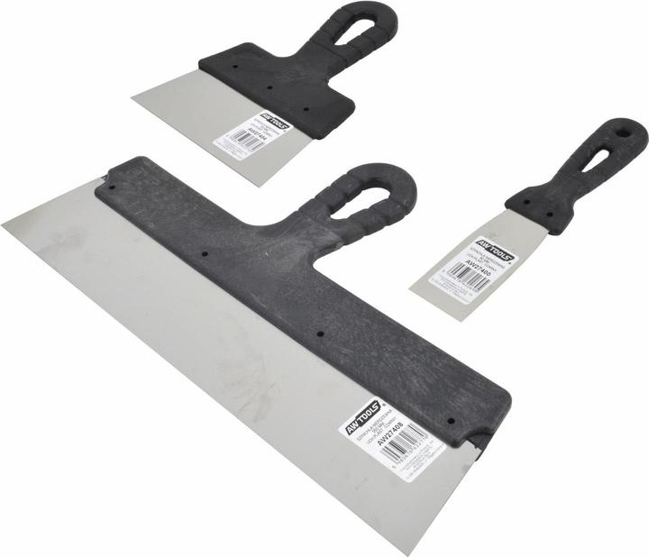 Actual product image Awtools Stainless steel spatula 250 mm plastic handle