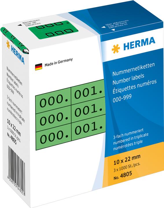 Immagine prodotto HERMA Nummernetiketten
