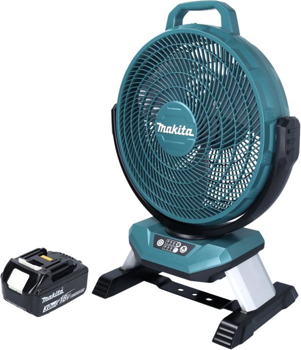 Actual product image Makita DCF 301 F1 Battery Fan Fan 18 V 33 cm + 1x battery 3.0 Ah - without charger