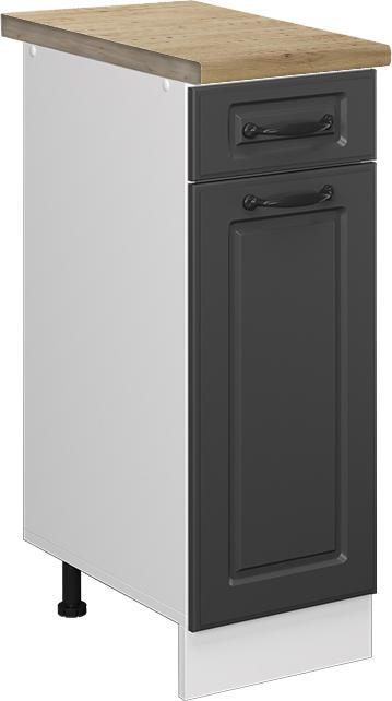 Anthrazit Landhaus, Weiss