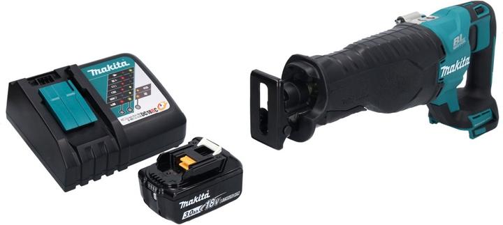 Actual product image Makita DJR 187 RF1 Battery Reciprocating Saw 18 V Brushless + 1x Battery 3.0 Ah + Charger