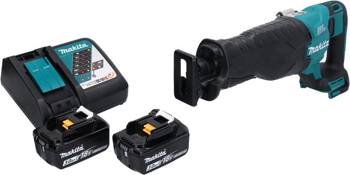 Actual product image Makita DJR 187 RF Battery Reciprocating Saw 18 V Brushless + 2x Battery 3.0 Ah + Charger