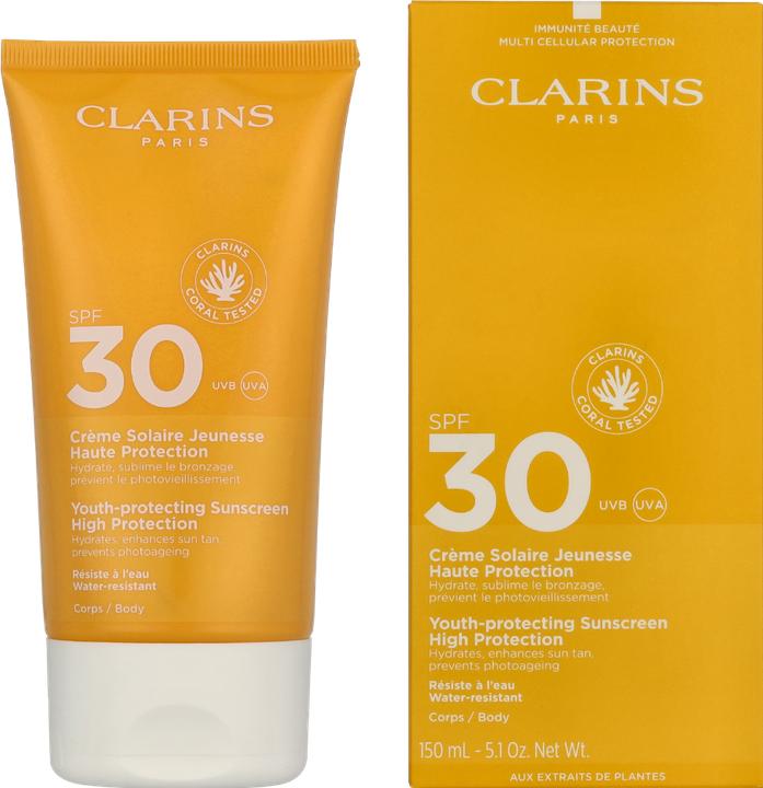 Produktbild Clarins Solaires Crême pour le Corps Sun Protection Factor 30 (re) (Sonnencreme, SPF 30, 150 ml)