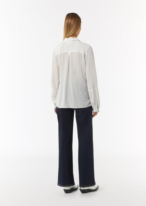 Immagine prodotto Comma Bluse Viskose-Bluse mit Hemdkragen und Ziernaht (44)
