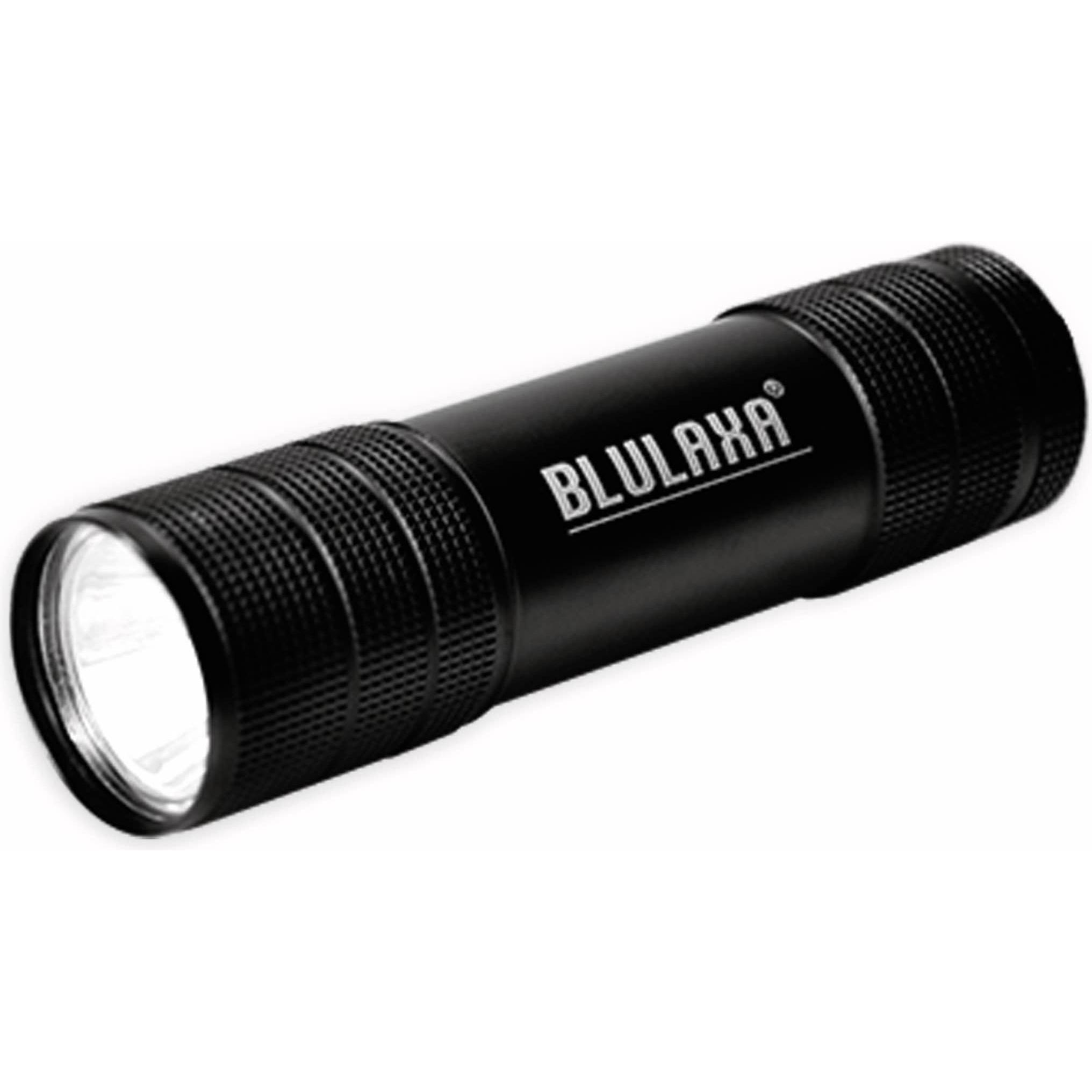 Blulaxa, Taschenlampe, LED-Taschenlampe 48602, 1 W, 120 lm, Alu, schwarz (120 lm)