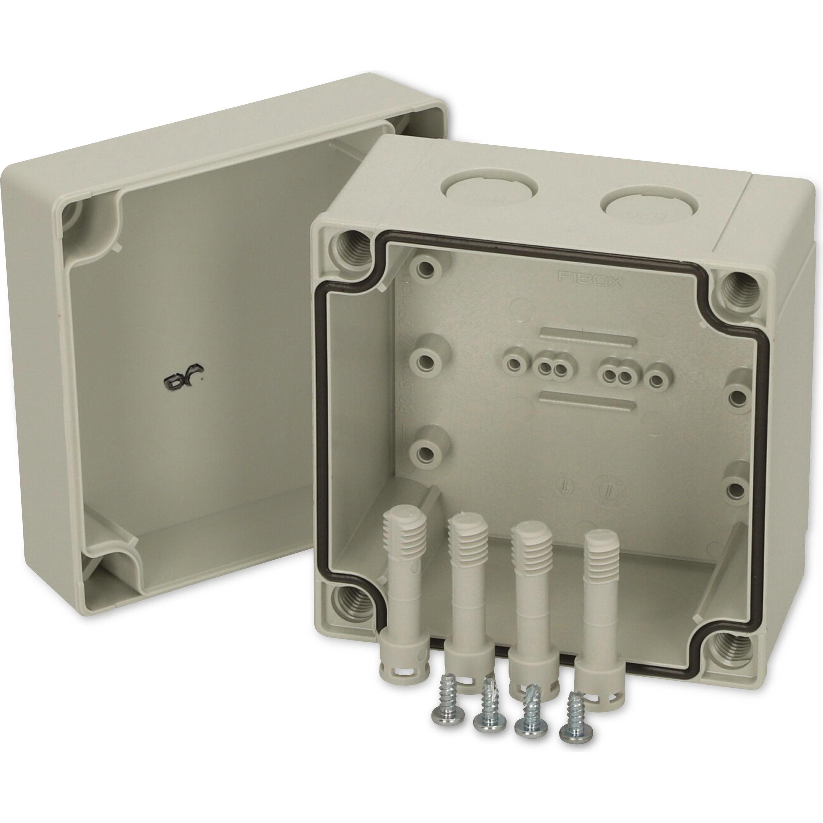Fibox sal Gehäuse MNX Polycarbonat (Gehäuse), Elektronikzubehör + Gehäuse, Grau