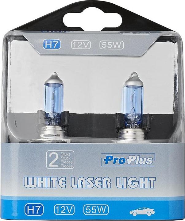 Actual product image ProPlus White Laser Light H7 2 pieces in plastic box (H7)