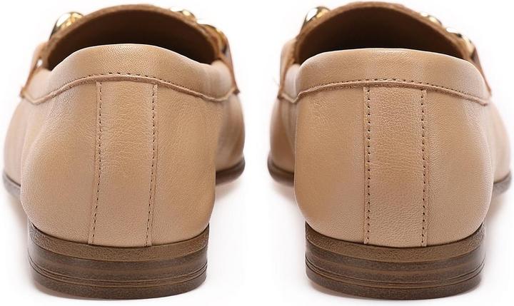 Immagine prodotto Inuovo Questa scarpa slip-on alla moda è realizzata in pelle di alta qualità e con una catena decorativa (40)