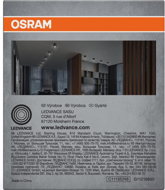 Produktbild Osram LED SPOT SURFACE Round GU10 Black (GU10)