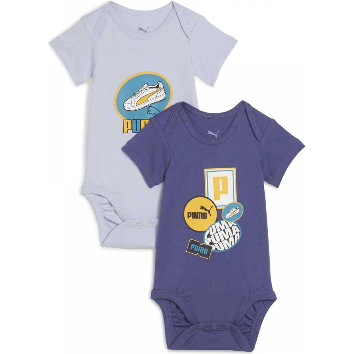 Puma, Herren, Body, MINICATS Newborn 2-Pack Graphic Bodysuit Set INF, Pink, (80)