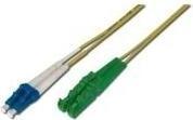 Actual product image Digitus Fiber Optic Patch Cord, E2000 (8° APC) to LC (PC), Singlemode (SFTP, CAT6a, 1 m)