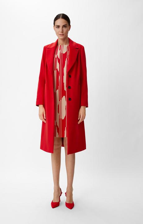 Produktbild Comma Kleid Crêpe-Kleid mit Allover-Print (36)