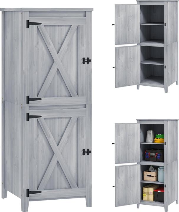 Gartenhaus + Gartenschrank