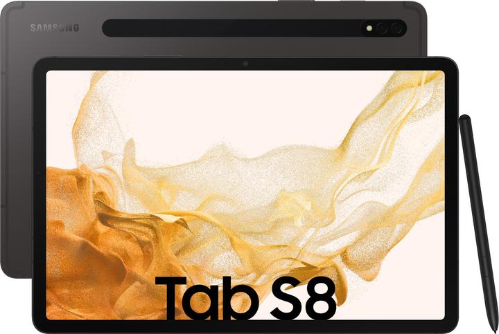 Produktbild Samsung Galaxy Tab S8 (nur WLAN, 11", 128 GB, Graphite)
