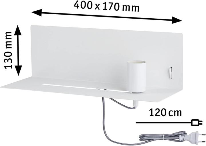 Image du produit Paulmann Liseuse murale Devara (E27)