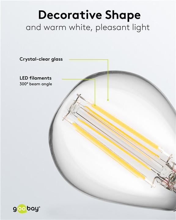 Produktbild Goobay Filament-LED-Mini-Globe, 4 W (E14, 470 lm, 1x)