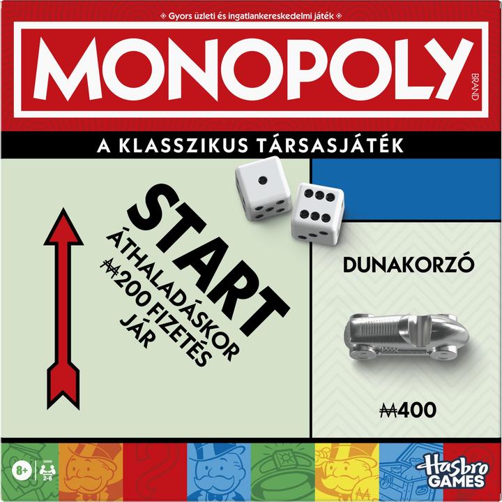 Produktbild Monopoly Brettspiel mit Aufbewahrungsfach und grösseren Spielfiguren