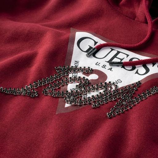 Guess Isoliertes Damen-Sweatshirt mit Kapuze (XS)