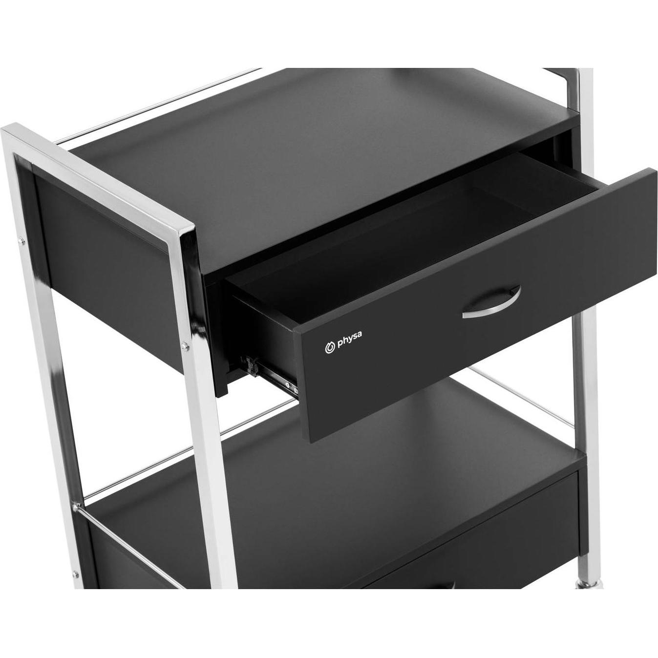 Thumbnail - Physa, Salonbedarf, Kosmetikwagen Arbeitswagen Beistellwagen Salon-Trolley 2 Schubladen / Ablagen