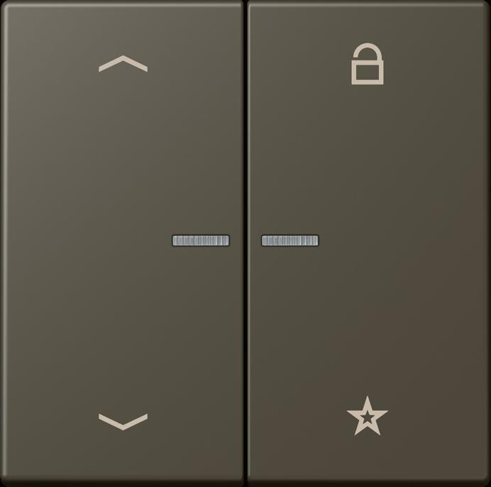 Produktbild JUNG eNet Taster Universal 1f.