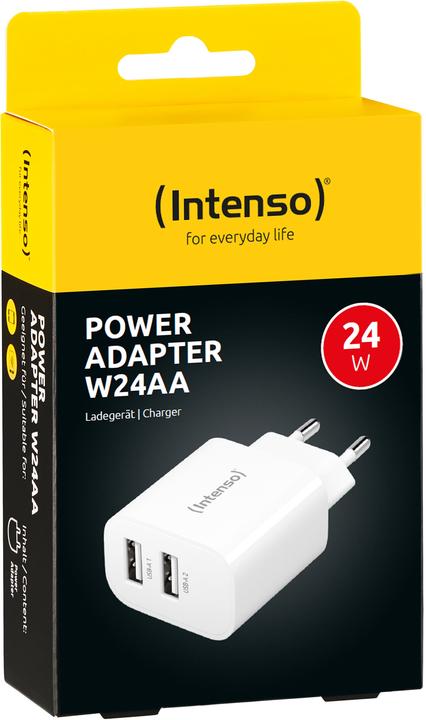 Produktbild Intenso POWER ADAPTER 2XUSB-A/7802412 (24 W, 2 Ports)