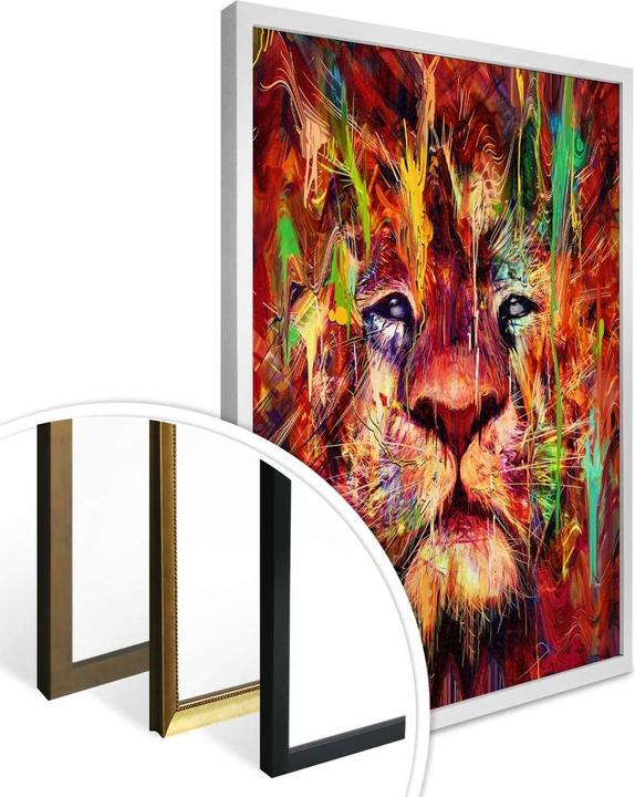 Immagine prodotto Trenddeko Leone rosso (100 x 120 cm)