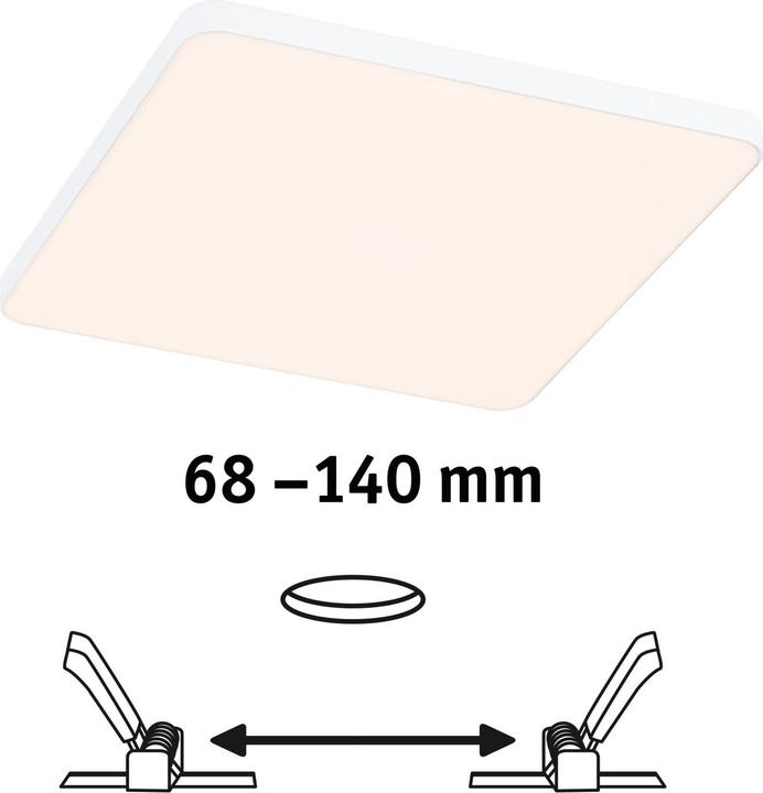 Image du produit Paulmann Panneau d'installation Veluna VariFit Edge (1600 lm)