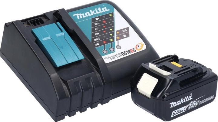 Image du produit Makita DHG 180 RG1 Pistolet à air chaud sans fil 18 V 550 °C + 1x batterie 6,0 Ah + chargeur