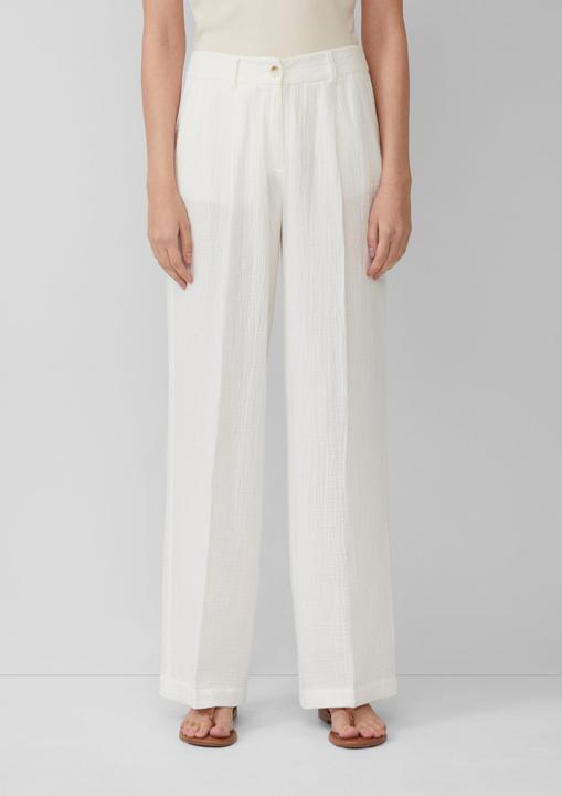 Immagine prodotto S.Oliver Hose Wide-Leg-Hose aus Musselin (Banda radio 38 (2600 MHz))