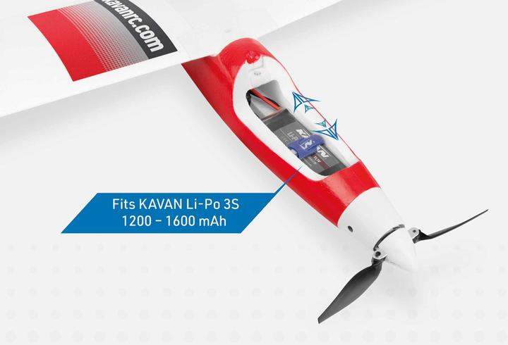 Produktbild Kavan Falke 1800mm ARF rot (Motorsegler)