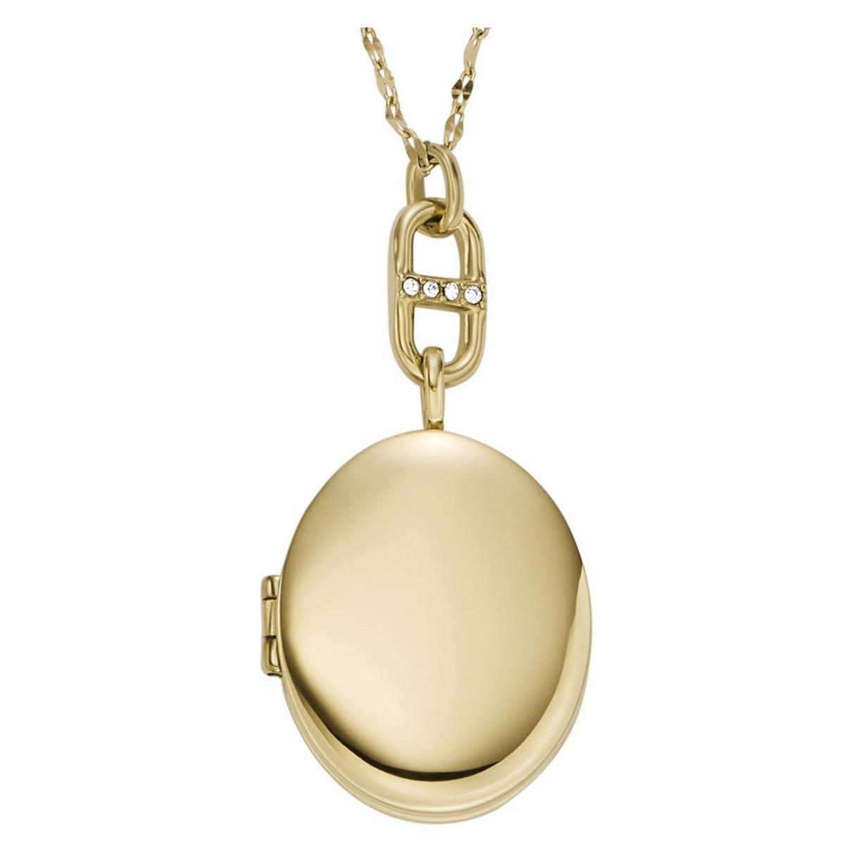 Fossil, Halsschmuck, Locket Collection, (Stainless Steel, 40 - 45 Cm)