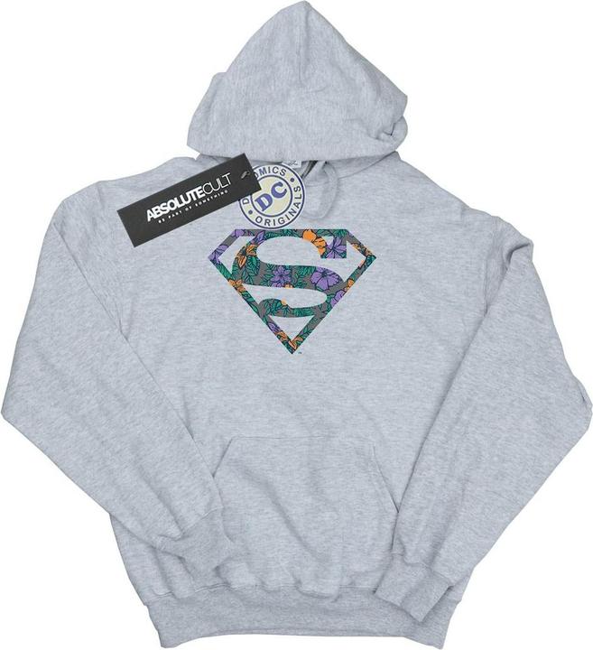 Produktbild Superman Floral Logo 1 Kapuzenpullover (XXL)