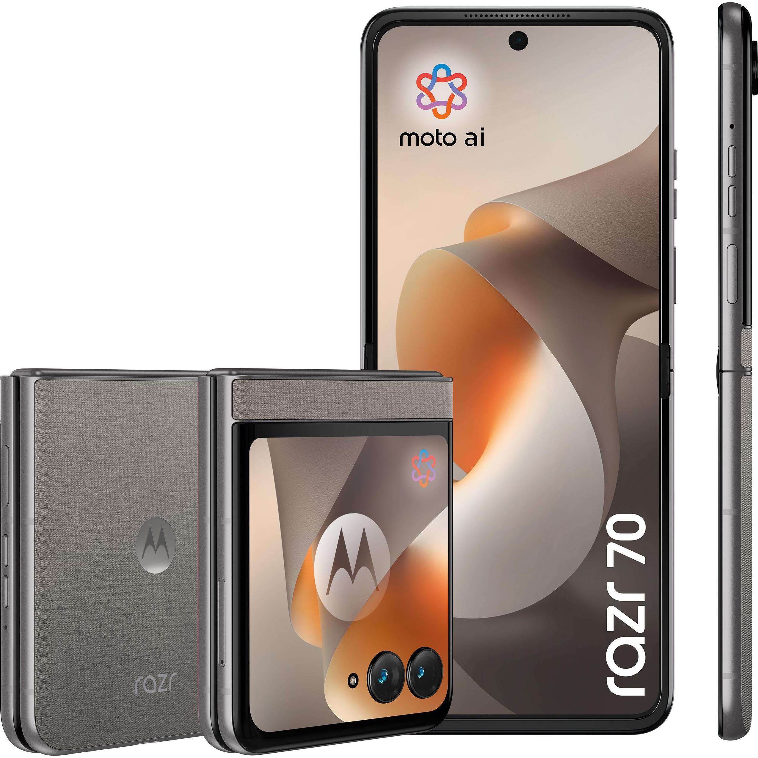 Motorola Razr 70 5G 256GB hematite (256 GB, Ematiti, 5G), Smartphone, Grigio