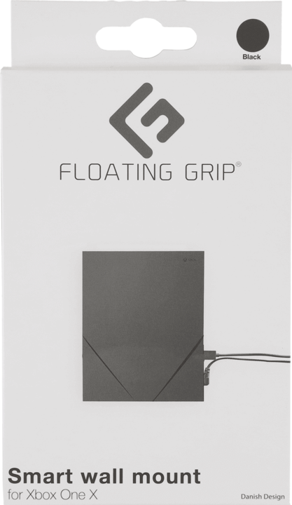 Actual product image Floating Grip Xbox One X Wall Mount (Black) (Xbox One X)