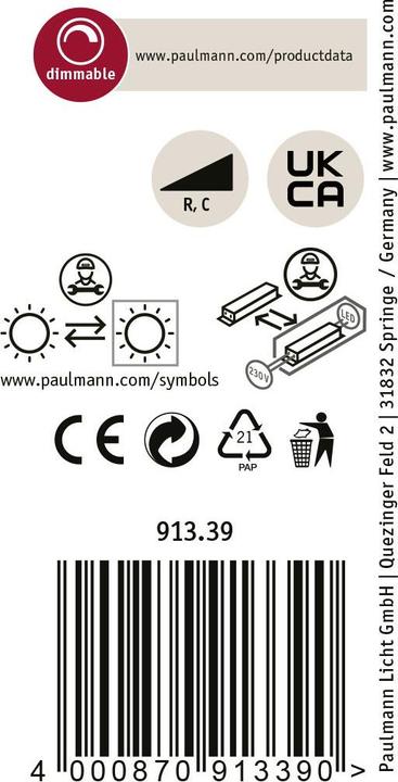 Actual product image Paulmann ProRail3 Spot Zeuz (2860 lm)