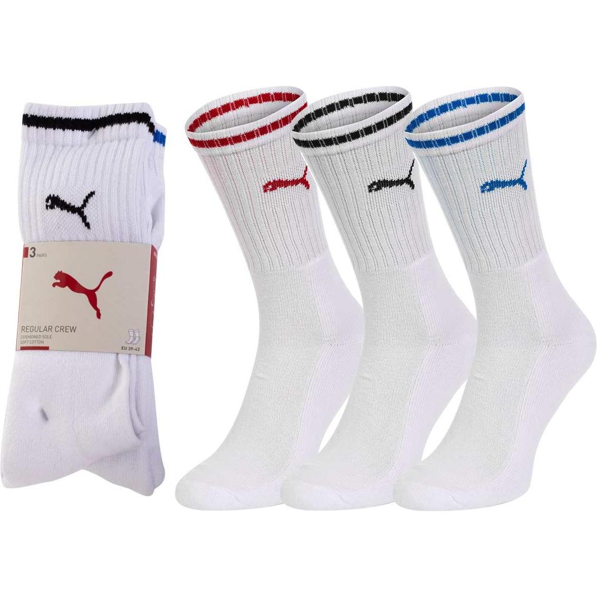 Puma, Sportsocken, Socken Sportlich Stretch, Weiss, (39 - 42)